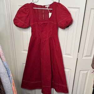 Moon River Scarlet Dress